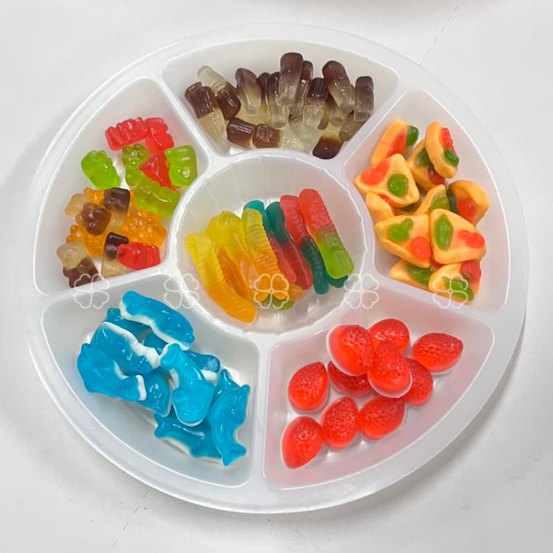 360g Oil-Mixed Tray Soft Candy Supplier 360g Oil-Mixed Tray Soft Candy Supplier