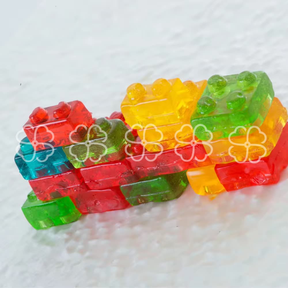 4D Easter Building Gummy Cubes