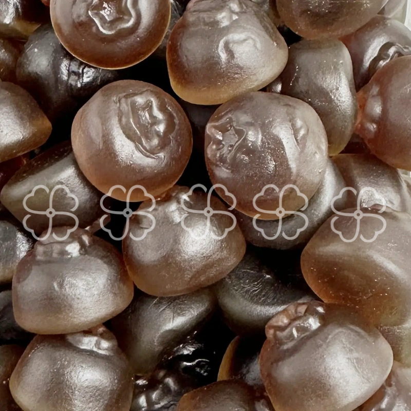 Blueberry flavored peelable gummy Blueberry flavored peelable gummy