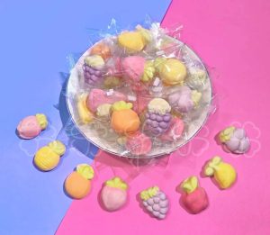 Fruit-flavored marshmallows
