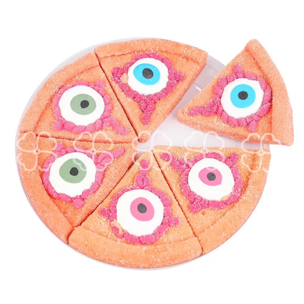 Halloween Eyeball Pizza Marshmallows: Spooky Fun for Your Halloween Party