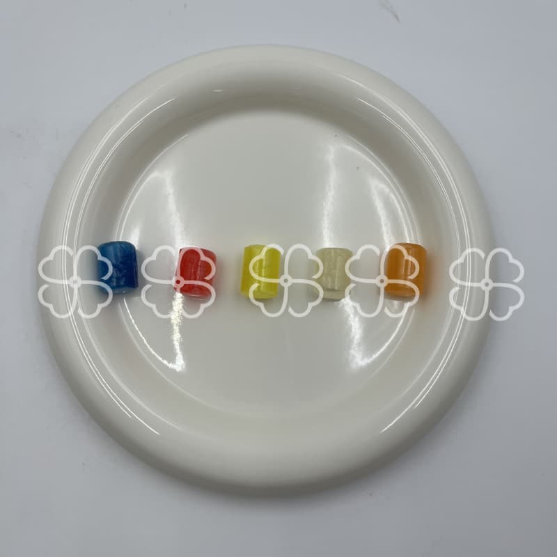 Fruit flavored hard candy