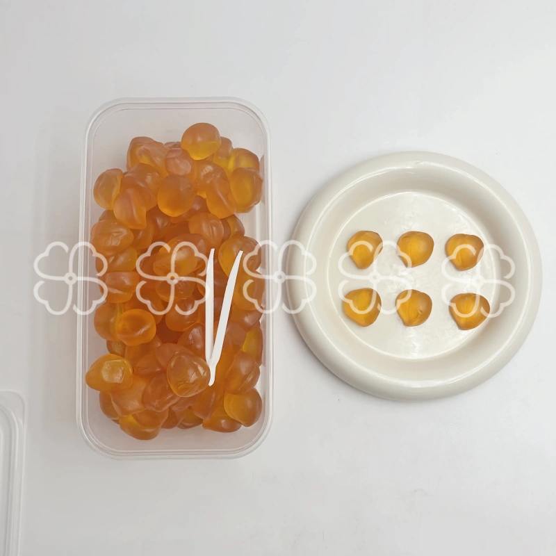 800g Boxes Yellow Peach Flavored Peelable Gummy