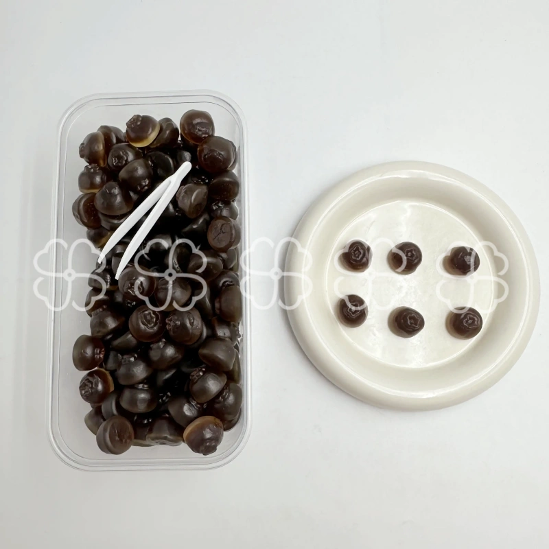 800g Box Blueberry Flavored Peelable Gummy Soft Candy for Sharing and Retail