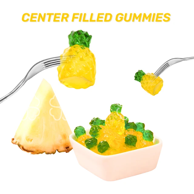 4D Pineapple Gummy Candy: A Tropical Twist on Classic Treats