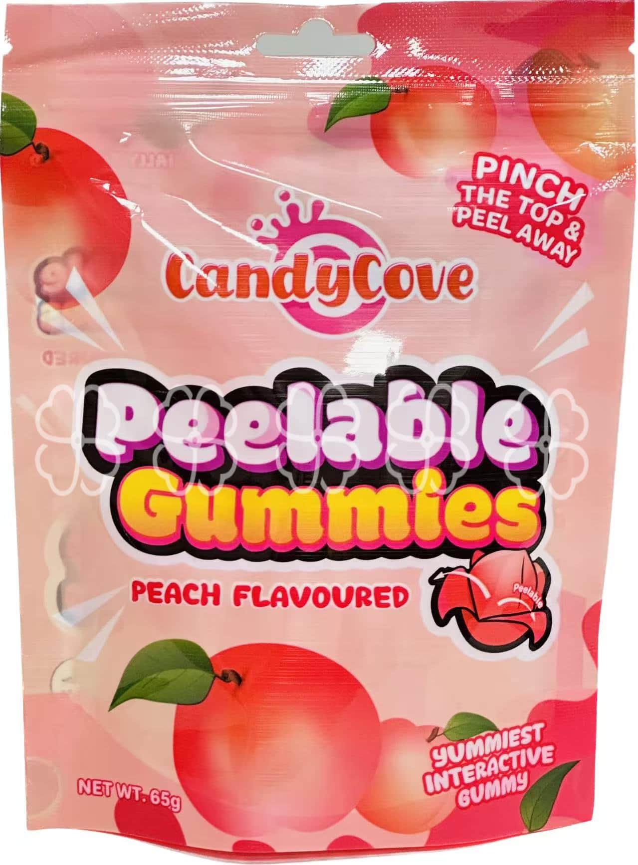 65g Peelable Gummies Peach Flavor