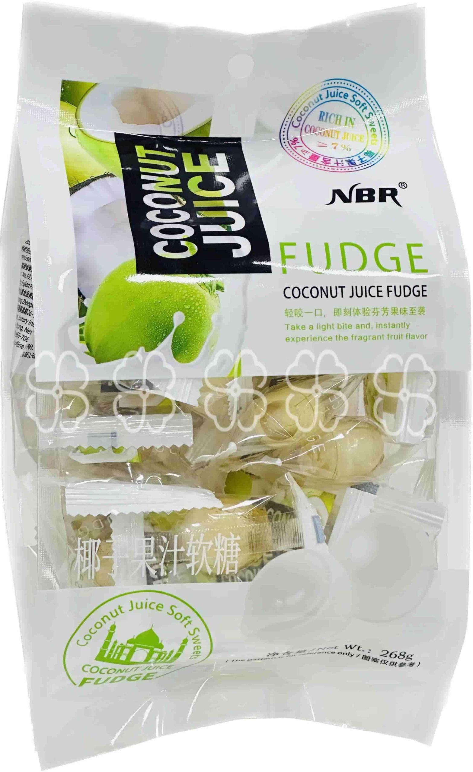 268g Juice Fudge Coconut Flavor