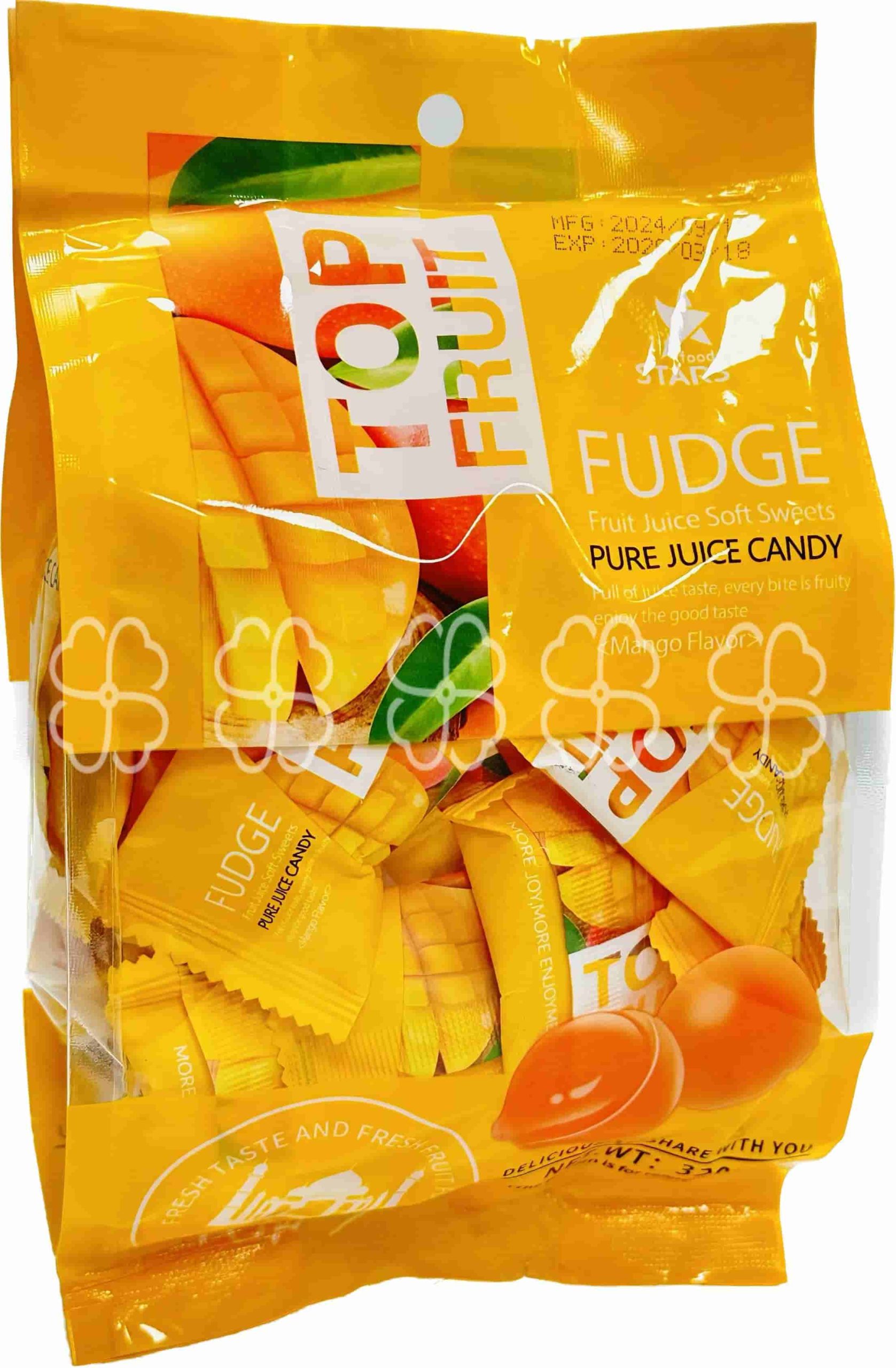 320g Juice Fudge Mango Flavor