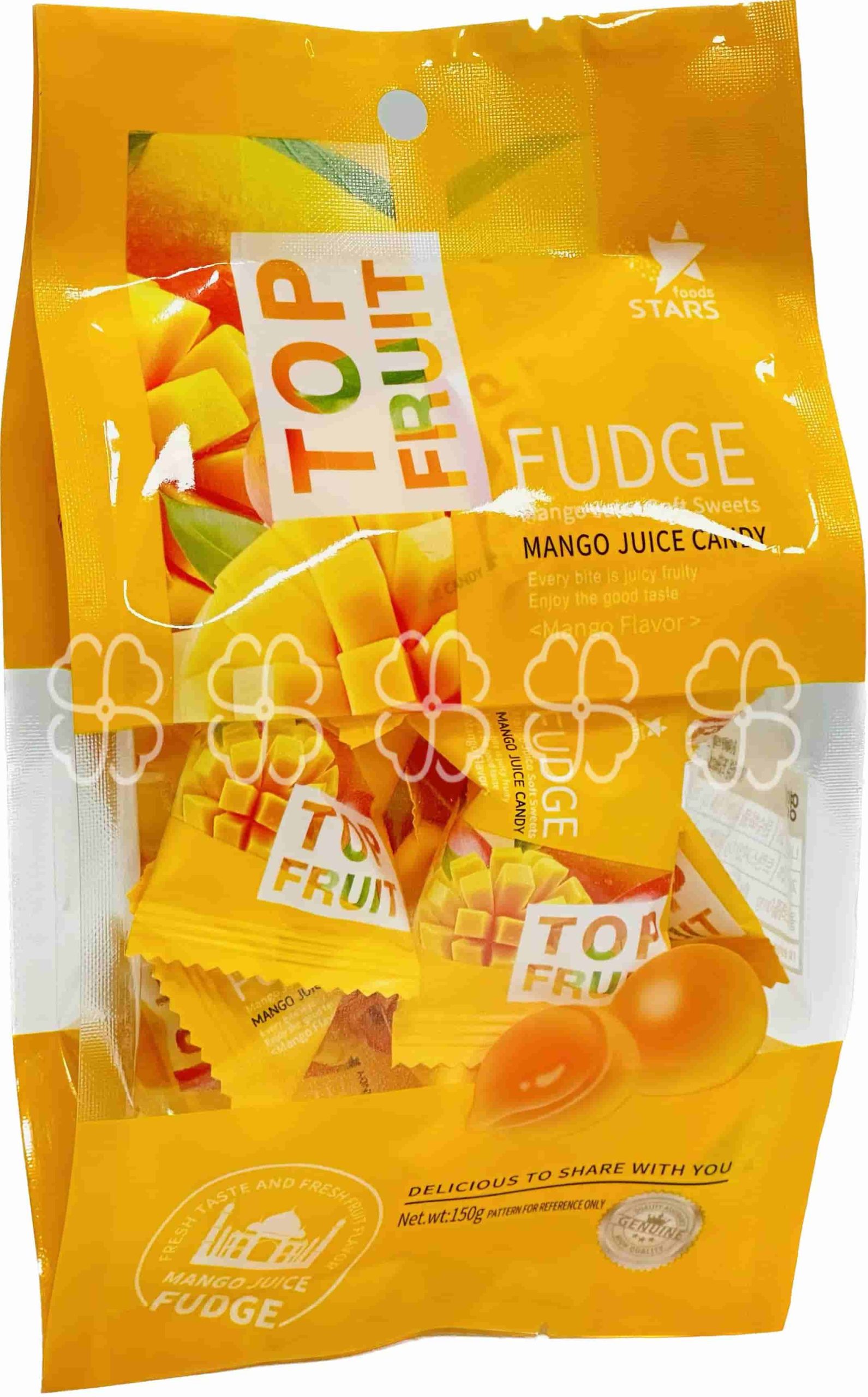150g Juice Fudge Mango Flavor