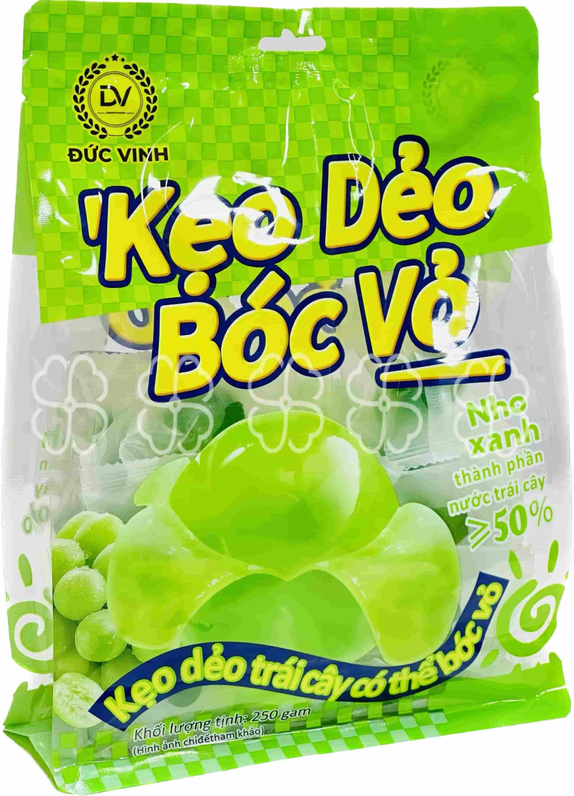250g Peelable Gummies Green Grape Flavor