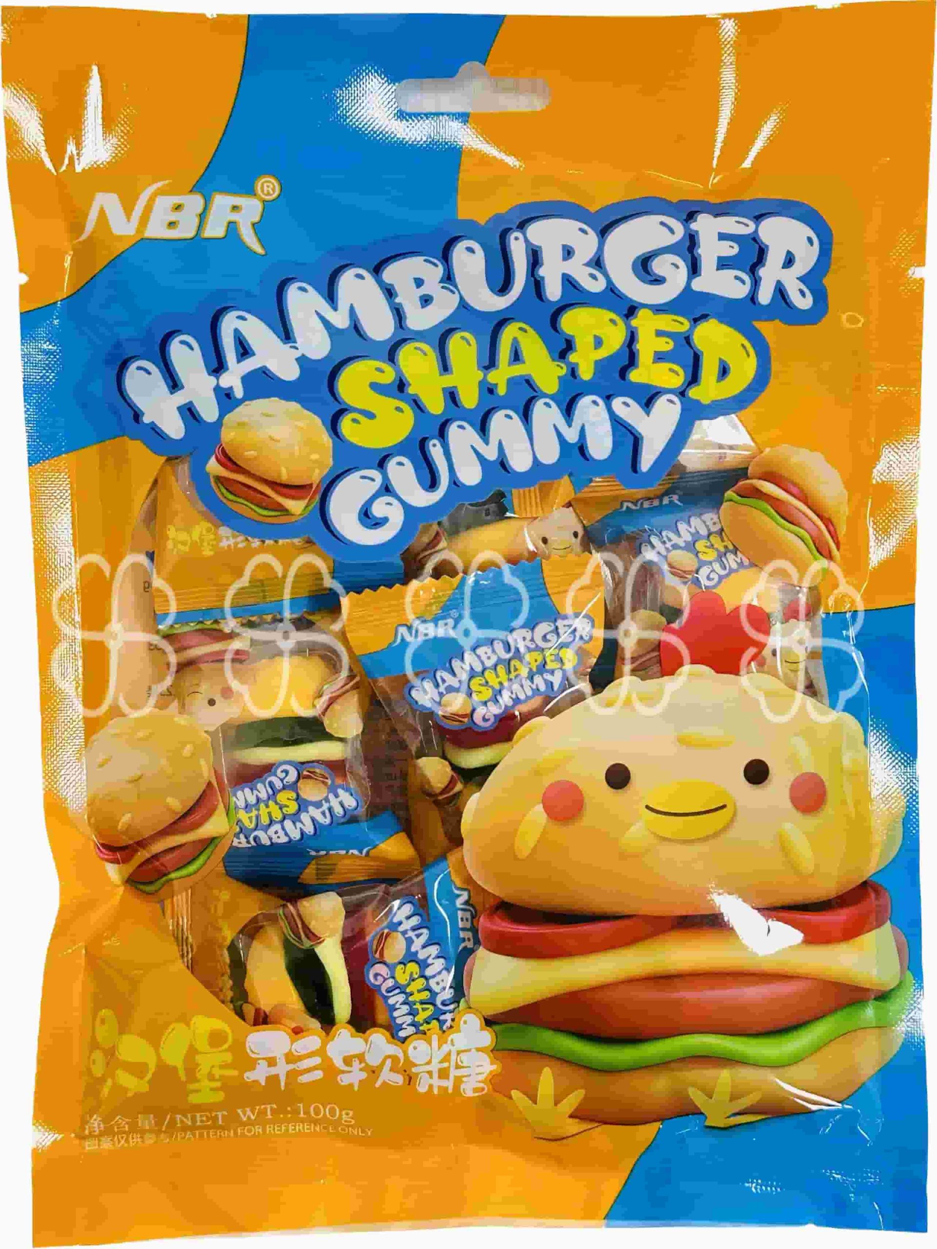 100g Hamburger Shaped Gummy