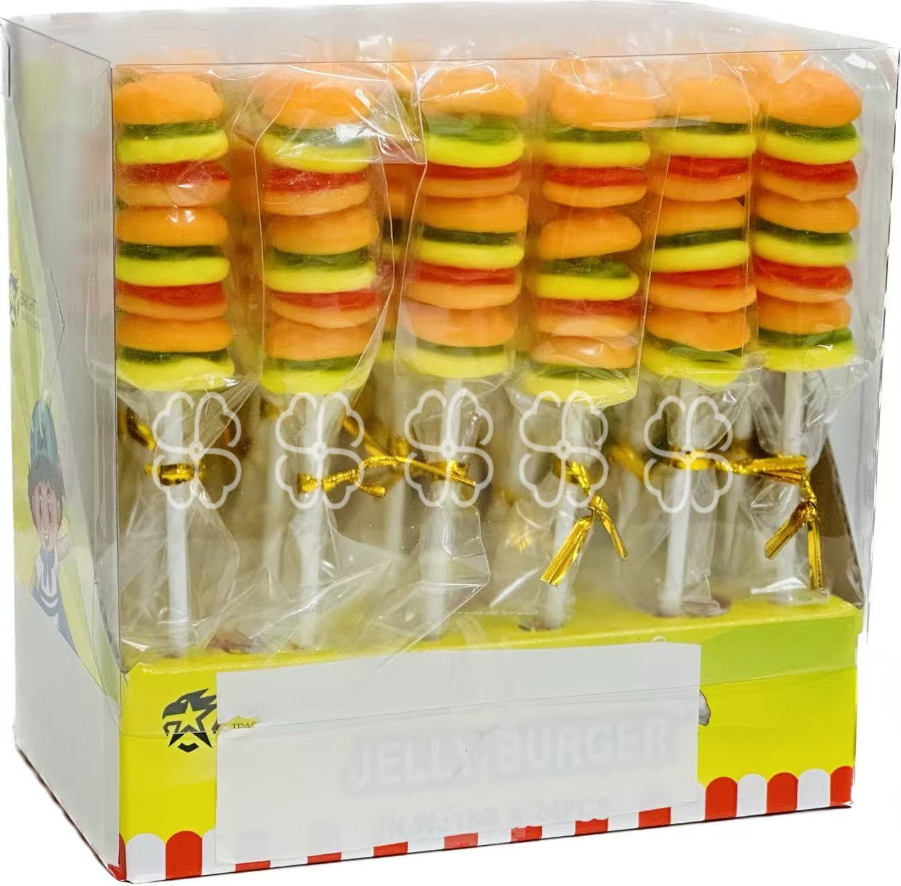 18gHamburger skewers gummy