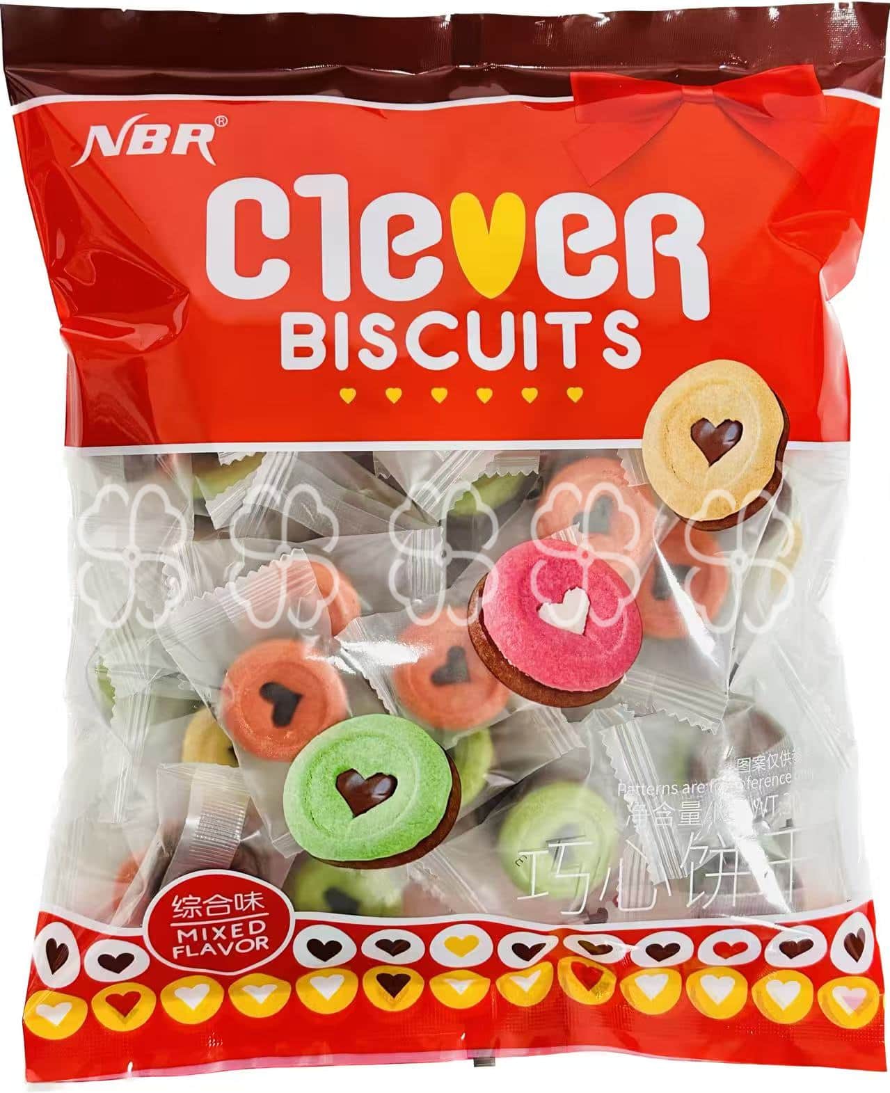 Heart-shaped Filled Cookies 308g Mix Flavor