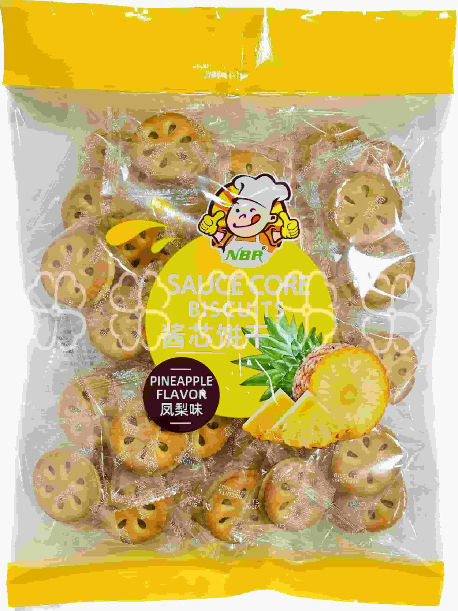 Jam-Filled Cookies 300g Pineapple Flavor