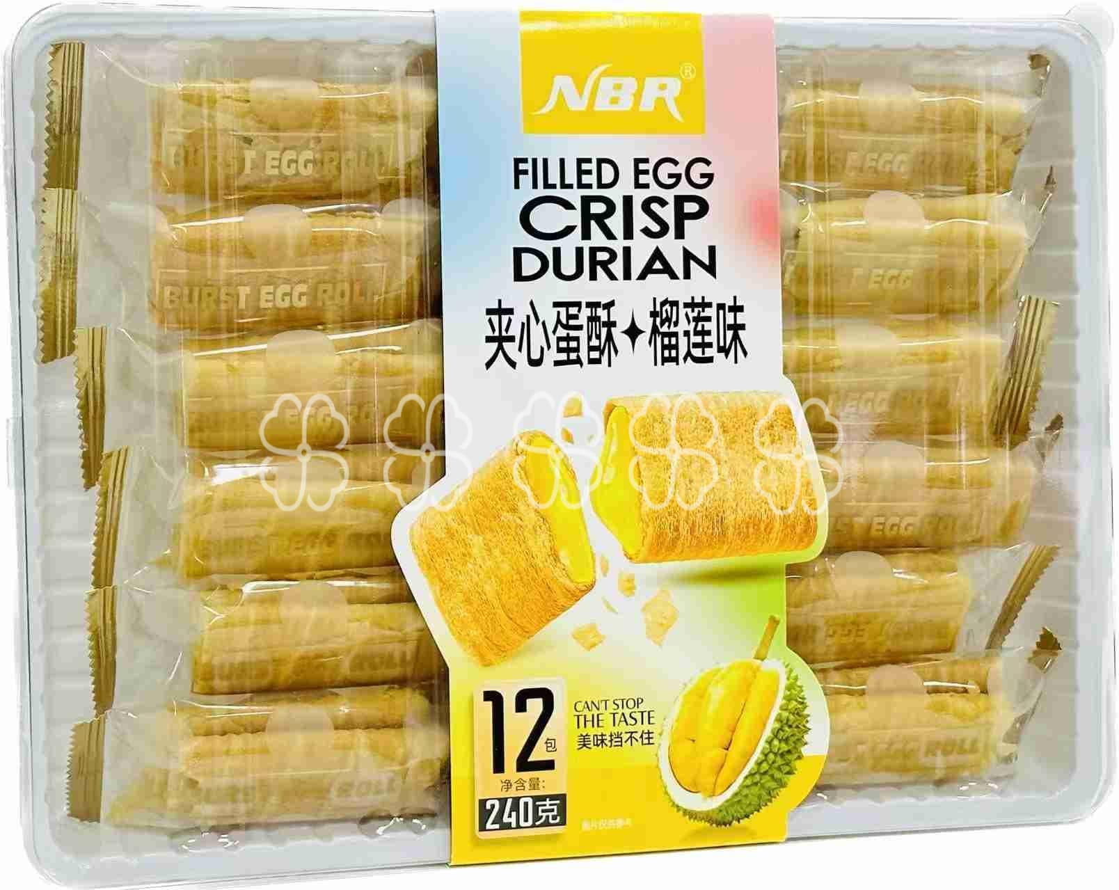 Filled Egg Crisp 240g Durian Flavor