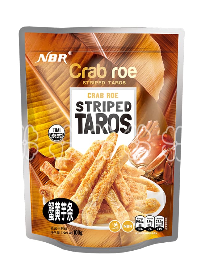 100g Thai-Style Taros Striped with Crab Roe — Exotic Flavor Fusion in Every Bite