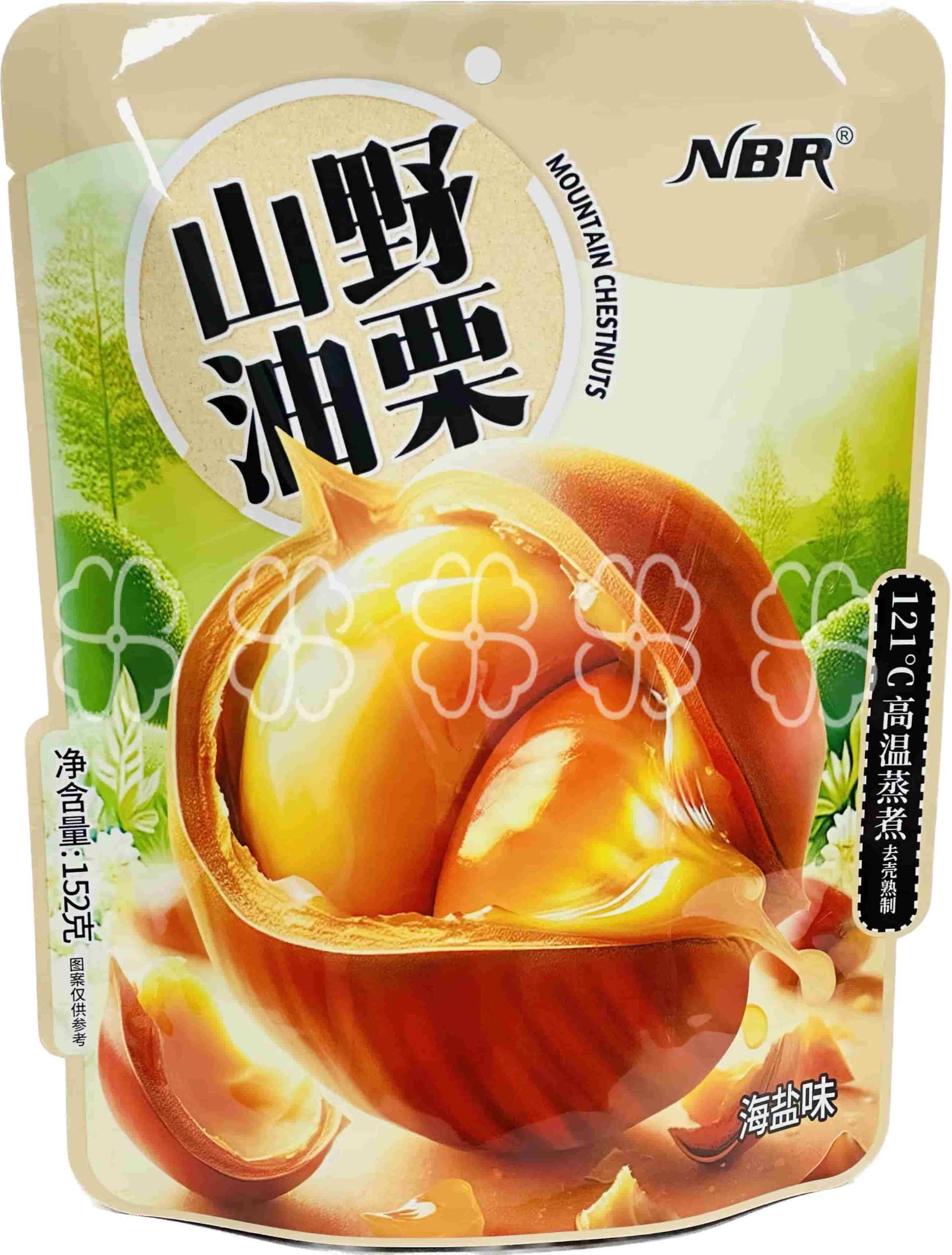 152g Mountain-Grown Chestnut (Sea Salt Flavor) — Naturally Nutty with a Touch of Sea Salt
