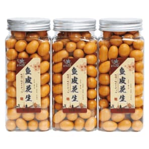 240 g Coated Peanuts – Fish-Skin Flavor, Crispy Ocean Crunch
