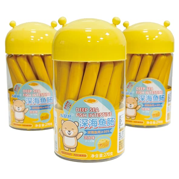 270 g Deep-Sea Fish Sausage – Shrimp Flavor, Surf & Turf in One Snap