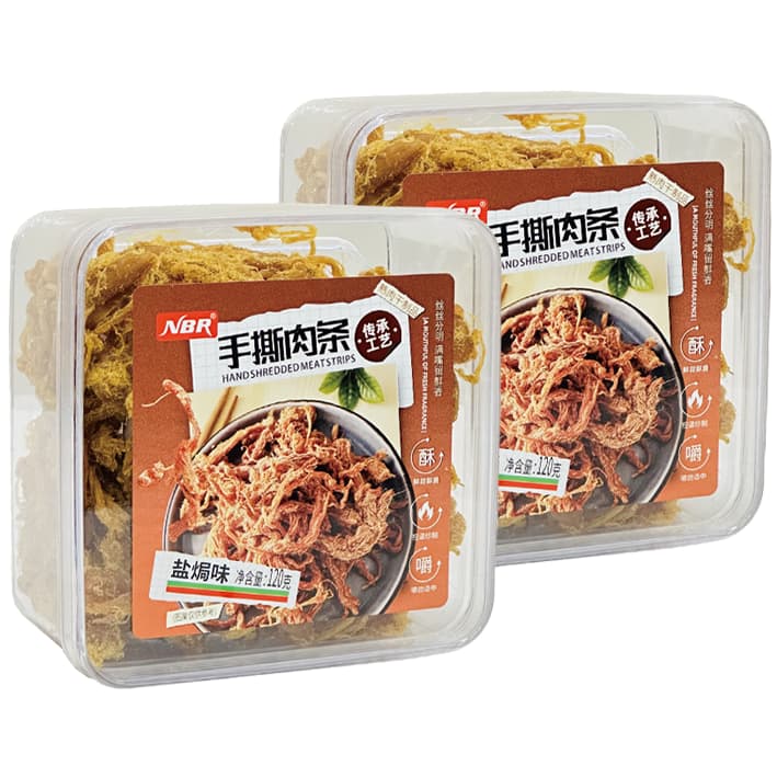 120 g Hand-Shredded Meat in Strips – Salted Flavor, Pure Ocean-Breeze Savory