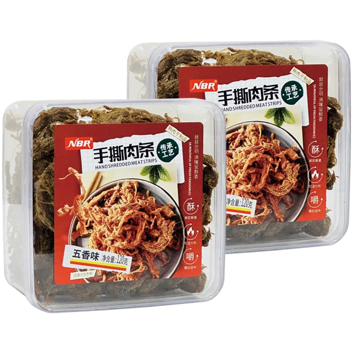 120 g Hand-Shredded Meat in Strips – The Five Spices Flavor, Fujian’s Slow-Cooked Silk