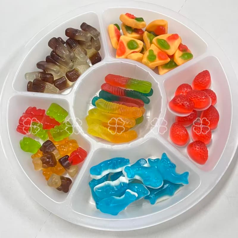 Wholesale 360g Oil-Mixed Tray Soft Candy Wholesale 360g Oil-Mixed Tray Soft Candy